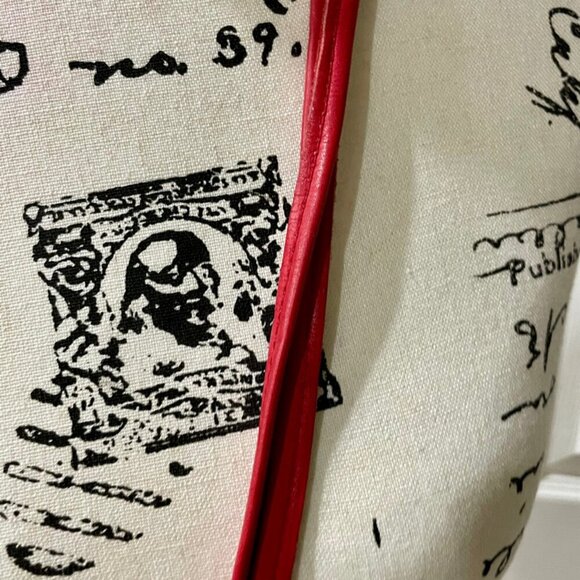 BOHO CHIC Y2K CROSSBODY BAG RED LEATHER MADE IN USA JWM DERR BEND OREGON ICONIC - Picture 12 of 16